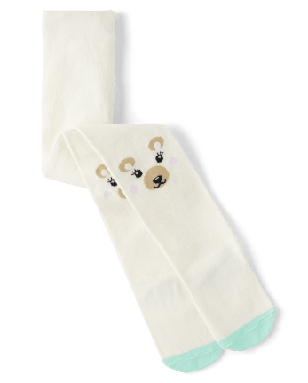 Girls Polar Bear Tights - Nordic Adventure