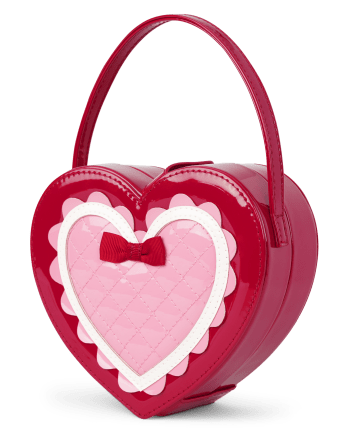 Girls Quilted Heart Bag - Valentine Cutie