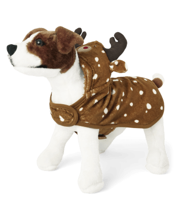 Pijama con capucha de reno para perros - Gymmies