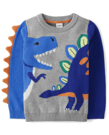 Boys Long Sleeve Dino Sweater - Dino Friends | Gymboree - H/T SMOKE