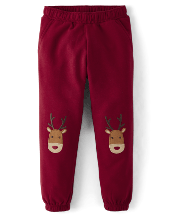 Christmas Reindeer Fair Isle Soft Lounge Fleece Lined Leggings Pants -  SimplyCuteTees