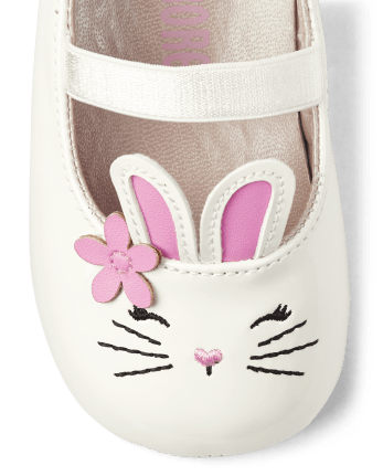 Baby Girls Bunny Ballet Flats - Spring Celebrations