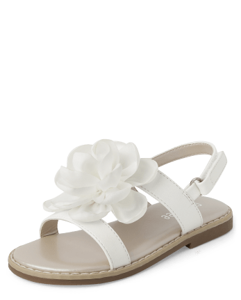 Girls Flower Sandals