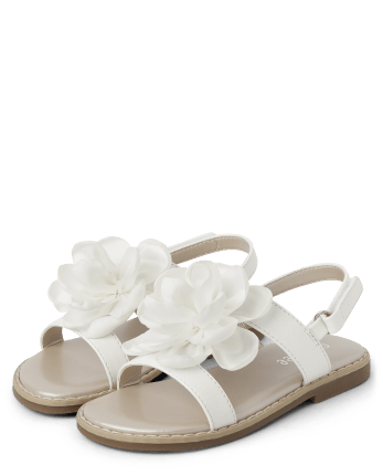 Girls Flower Sandals