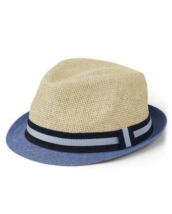 Boys Colorblock Fedora - Spring Celebrations