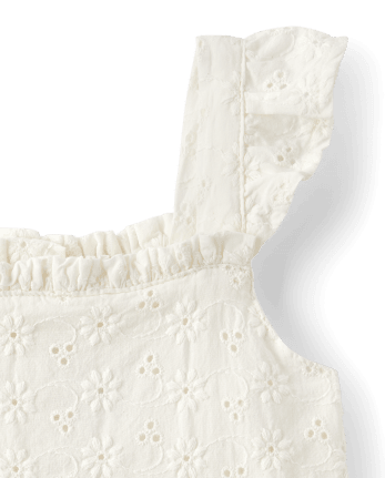 Robe flottante à œillets pour filles - Prairie Fields