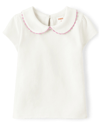 Girls Short Sleeve Peter Pan Top Spring Celebrations Gymboree