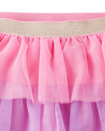 Girls Colorblock Tiered Tutu Skirt - Birthday Boutique