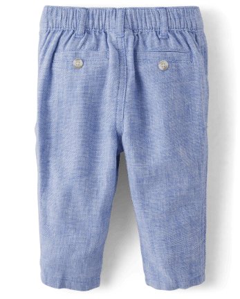 Baby Boys Dad And Me 2-Piece Outfit Set - Linen