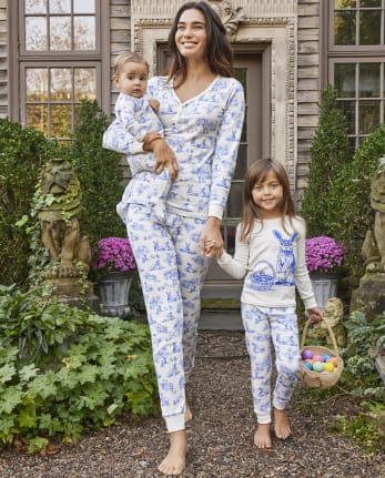 Pijamas De Algodón Conejito Mamá Y Yo Para Mujer - Gymmies