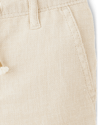 Shorts sin cordones para niños - Lino