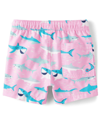 Boys Shark Swim Trunks - Splish-Splash