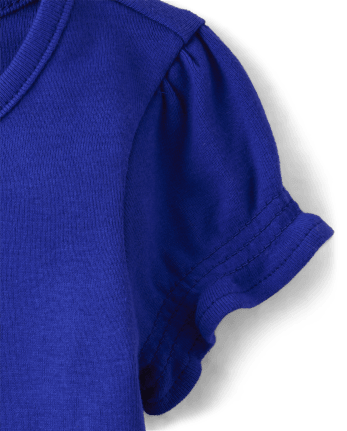 Haut arrosoir lapin brodé pour filles - Blue Belle