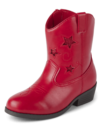 Girls Star Cowgirl Boots - American Cutie