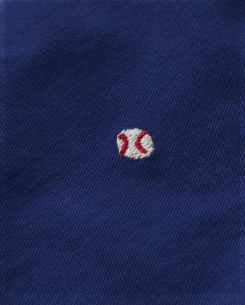 Short à enfiler de baseball Schiffli pour garçons - Champ de baseball