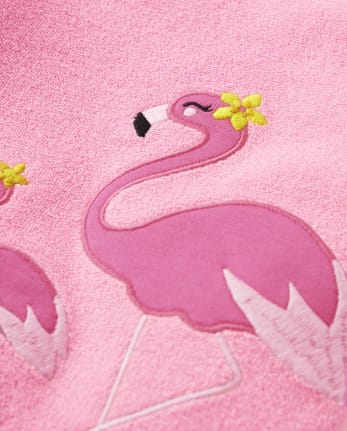 Cache-maillot flamant rose pour filles - Splish-Splash