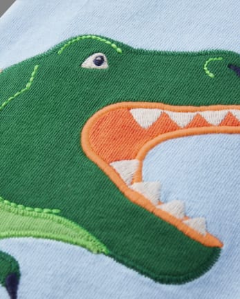 Top con dinosaurio bordado para niño - Little Essentials
