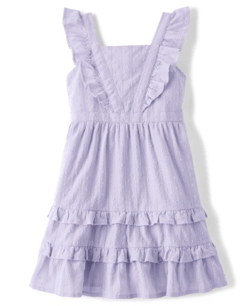 Girls Ruffle Dress - Little Essentials