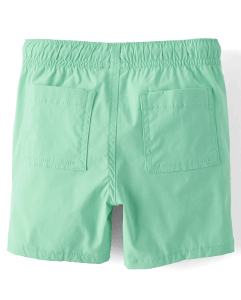 Boys Quick Dry Pull On Shorts - Seaside Palms
