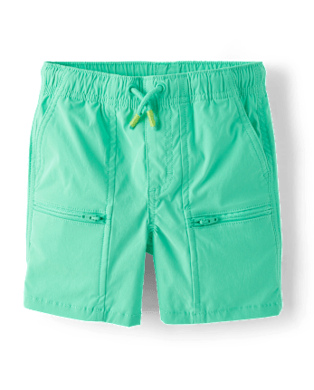 Boys Quick Dry Pull On Shorts - Seaside Palms