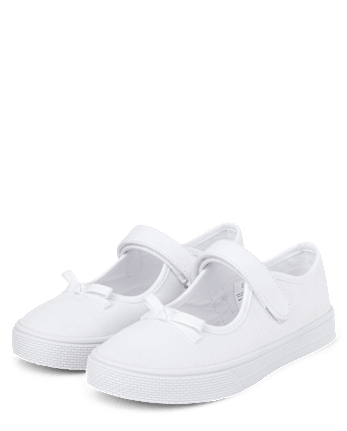 Girls Bow Mary Jane Shoes - Little Essentials