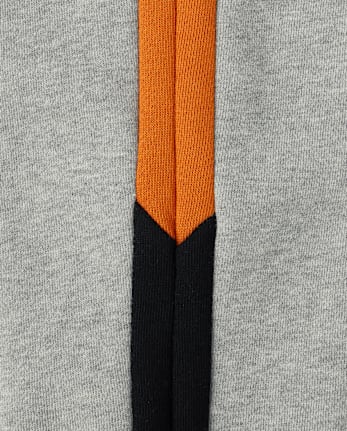 Pantalones jogger de polar con bloques de color para niños - Halloween