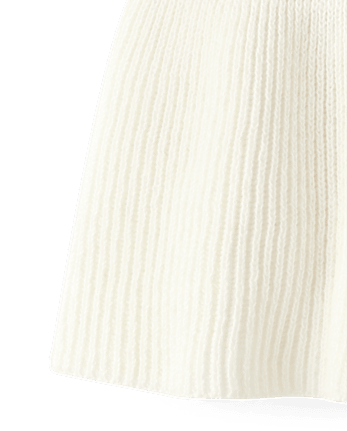 Girls Intarsia School Supplies Peplum Sweater Dress - Classroom Cutie