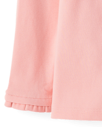 Haut à col roulé boutonné Fille - Little Essentials