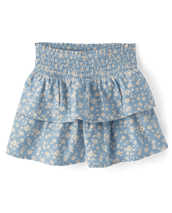 Girls Floral Tiered Skort - Country Charm