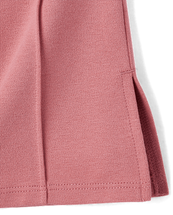 Girls Pintuck Ponte Flare Jeggings - Little Essentials