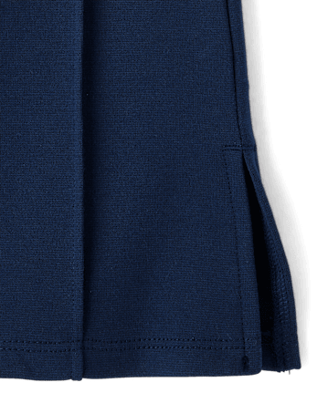 Girls Pintuck Ponte Flare Jeggings - Little Essentials