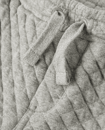 Boys Quilted Jogger Pants - Little Essentials