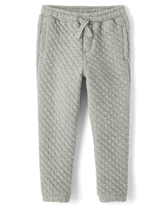 Boys Quilted Jogger Pants - Little Essentials