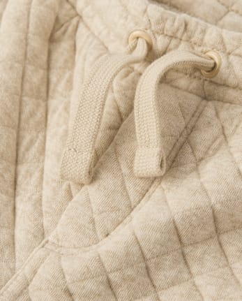 Boys Quilted Jogger Pants - Little Essentials