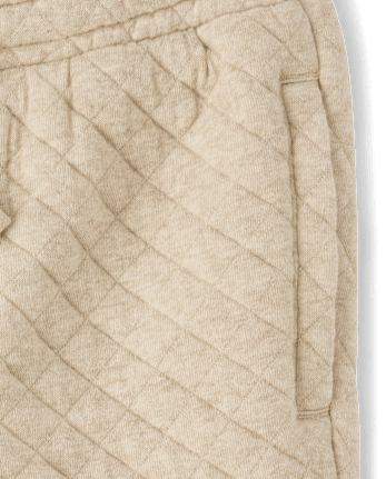 Boys Quilted Jogger Pants - Little Essentials