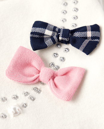 Top con collar bordado para niñas - Classroom Cutie