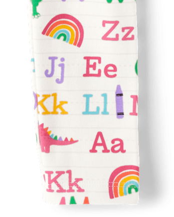 Girls Alphabet Dino Leggings - Classroom Cutie