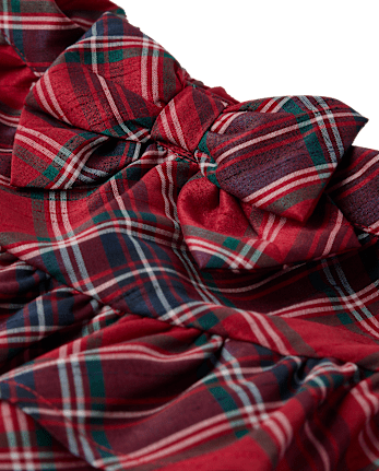 Girls Plaid Tiered Skirt - All Dressed Up