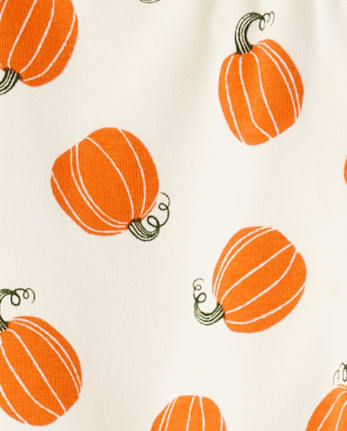 Girls Pumpkin Leggings - Autumn Adventures