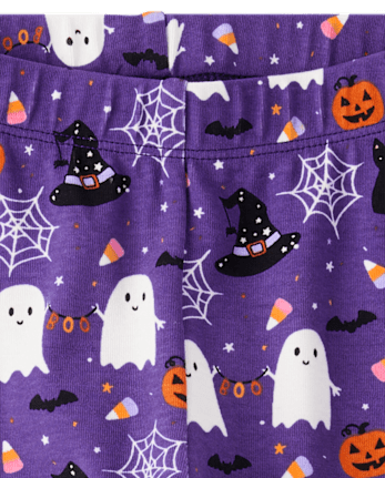 Girls Halloween Leggings - Halloween
