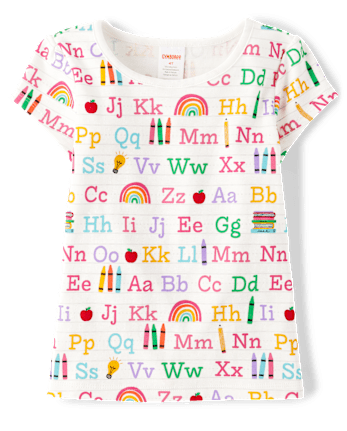 Girls Alphabet Top - Classroom Cutie