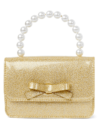 Girls Glitter Bow Bag - All Dressed Up