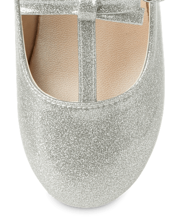 Fille Scintillant Courroie en T Ballerines - All Dressed Up