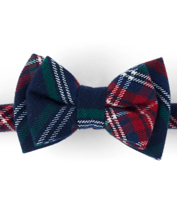 Boys Bow Tie And Suspenders Set - Royal Christmas