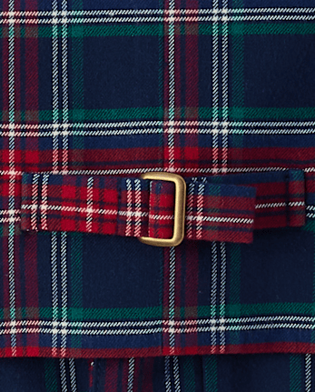 Boys Plaid Suit Vest - Royal Christmas