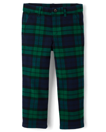 Boys Plaid Dress Pants All Dressed Up NOBLE FOREST Gymboree