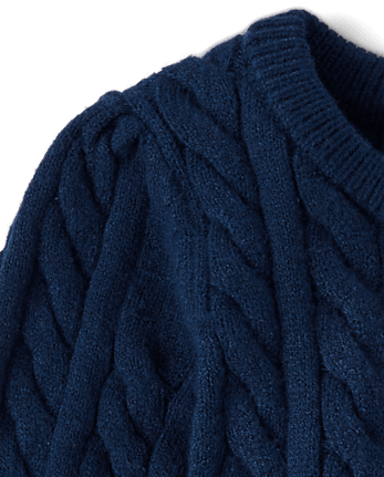 Baby Girls Cable Knit Sweater Dress