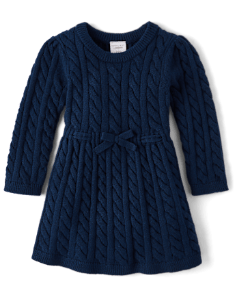 Baby Girls Cable Knit Sweater Dress - Homegrown by Gymboree