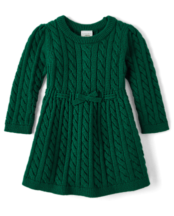 Baby Girls Cable Knit Sweater Dress - Homegrown by Gymboree