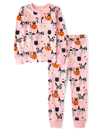 Pijama Niña Halloween Henley Snug Fit Algodón - Gymmies